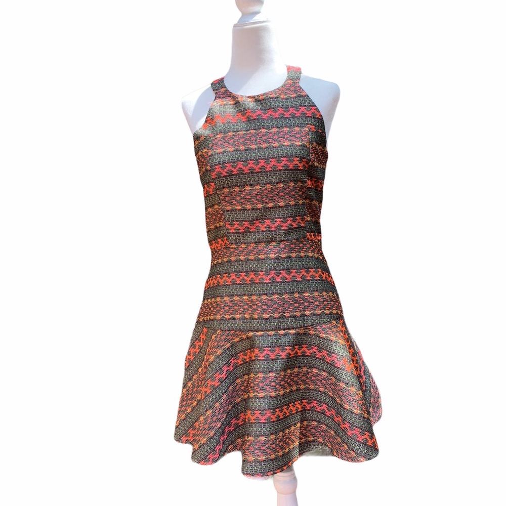 Ellelaurie NWT fluorescent halter neck dress